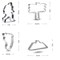 CookieCutter.com Big Foot 4 Piece Cookie Cutters Set, Wooden Sign, Mountains, Foot Print, Tin Plate Steel, USA